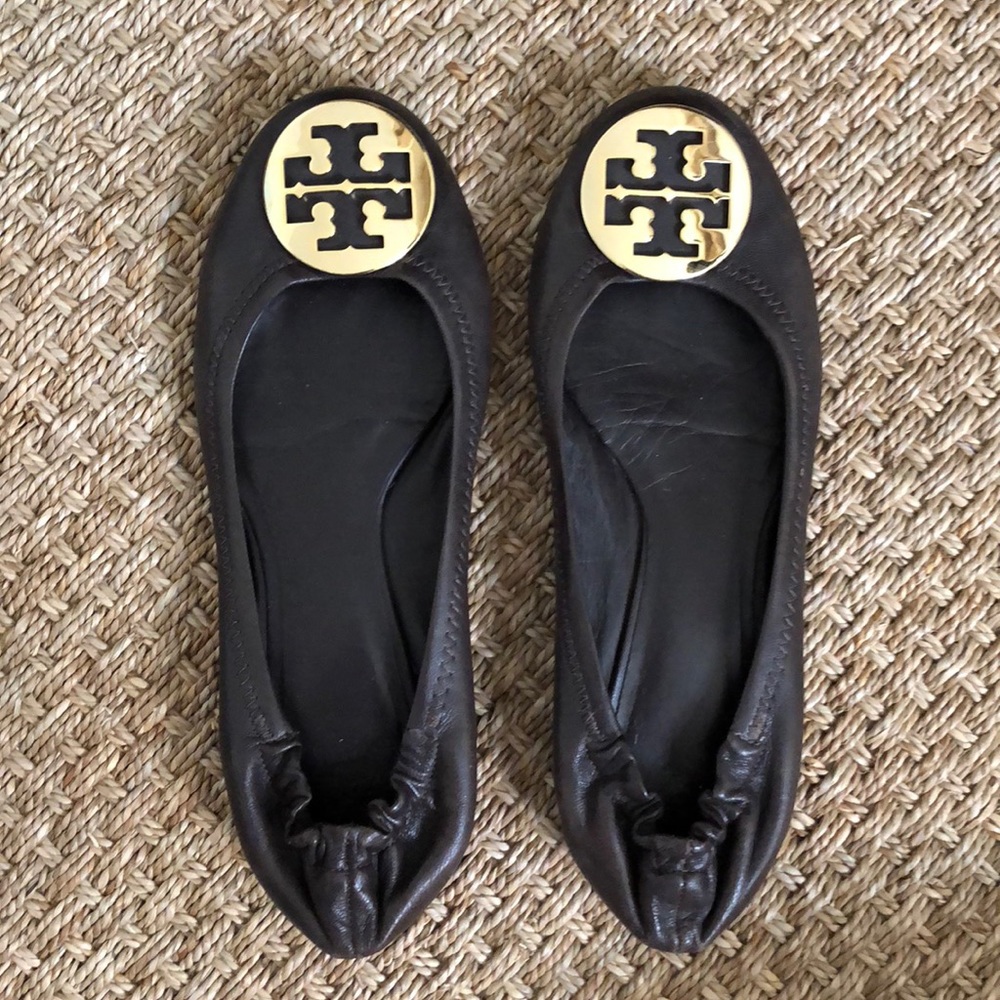 Tory Burch brown flats